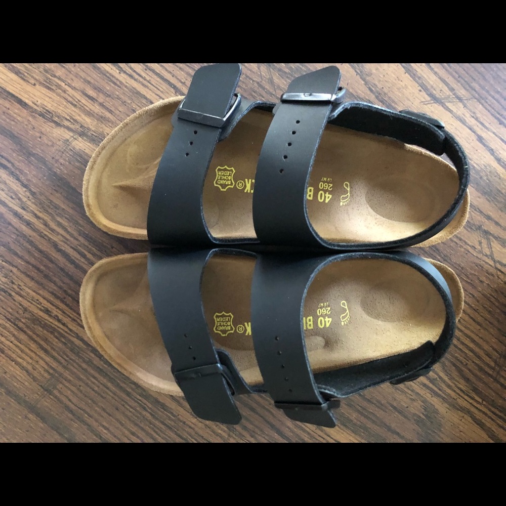 NWOB Birkenstock Milano Women’s size 40 Black